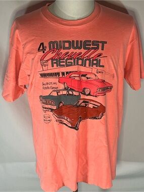 1991 Midwest Chevelle Regional Wichita Kansas Car Show Vintage Graphic Shirt XL